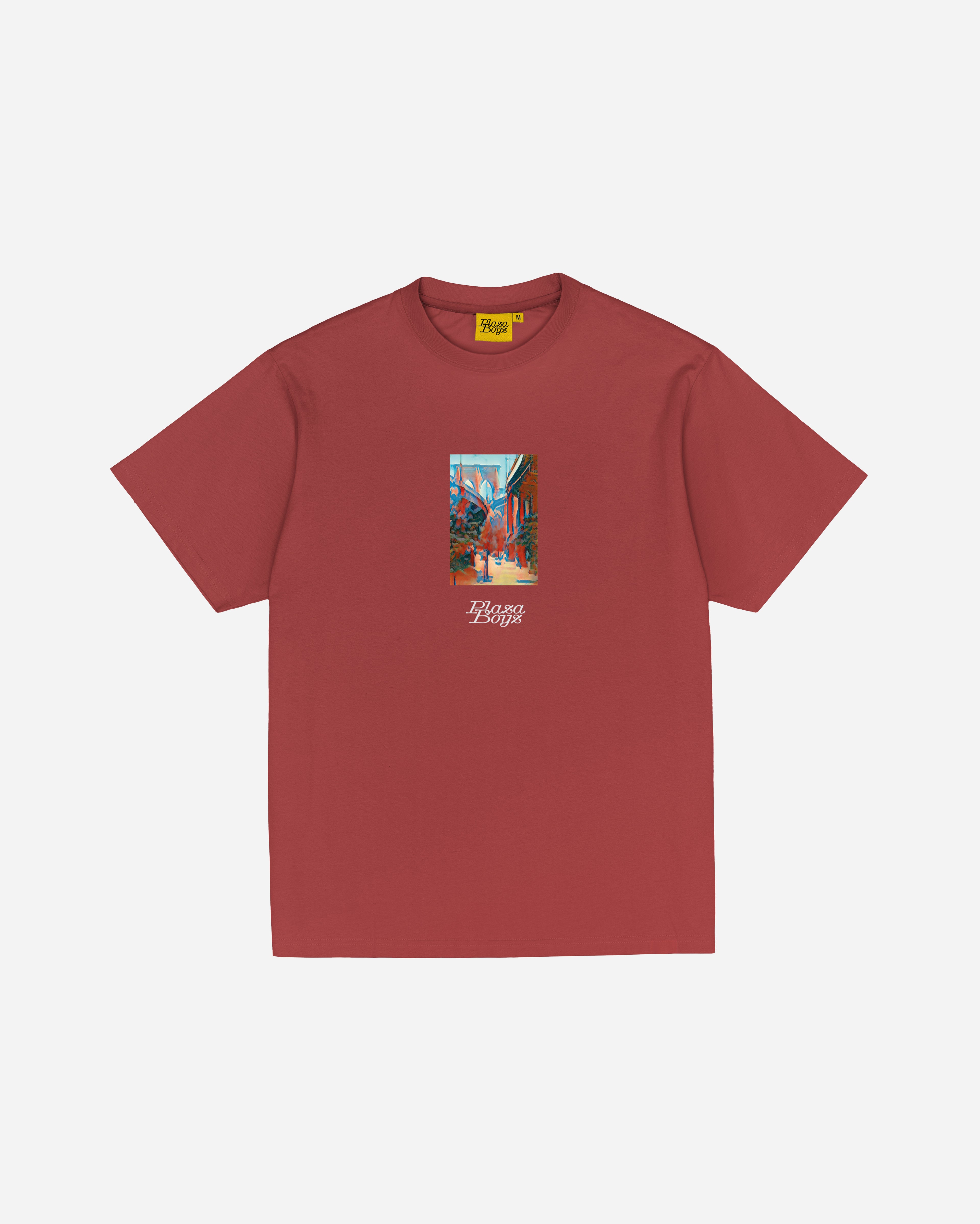 BROOKLYN BANKS PAINT TEE - RED