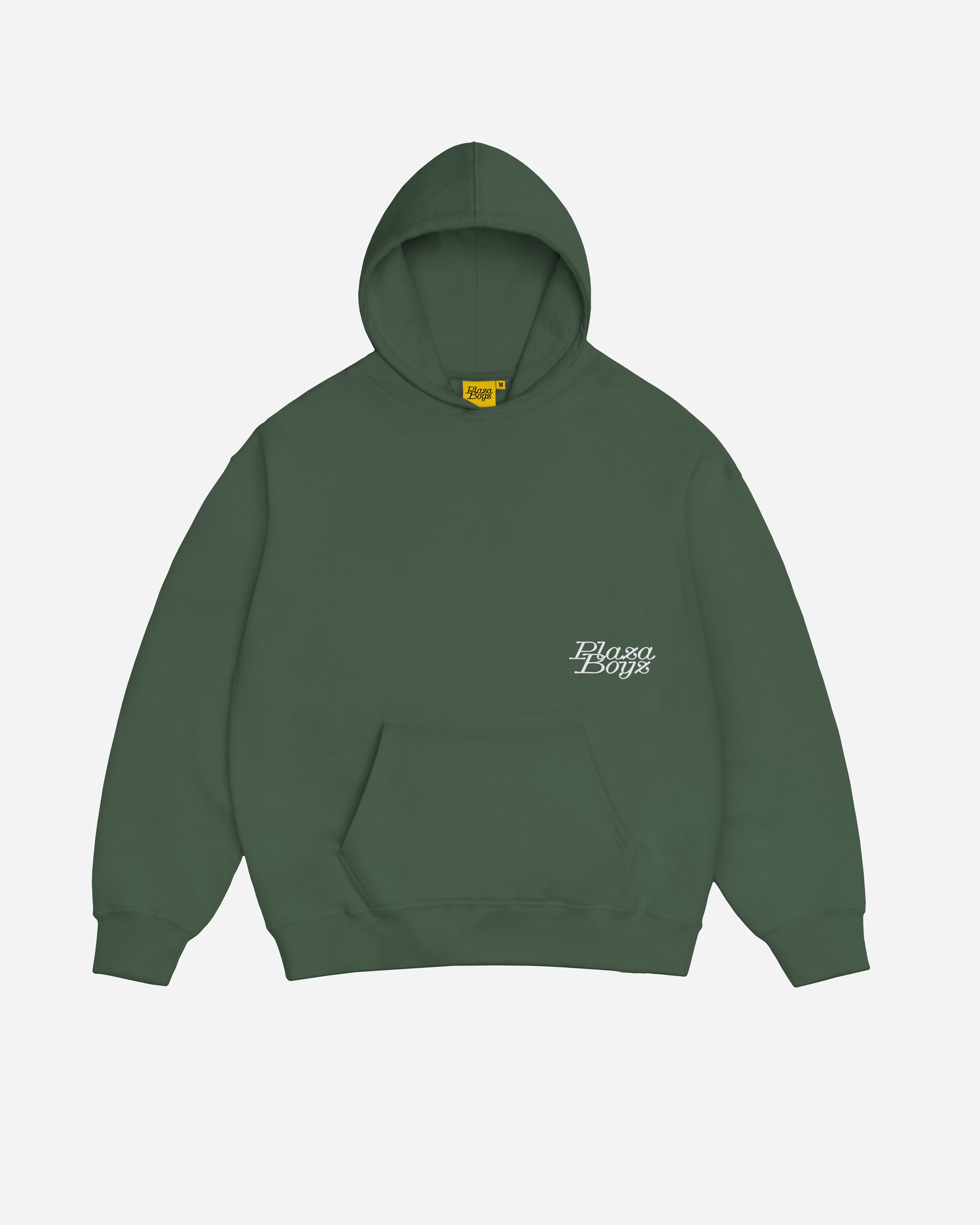 SIDE SCRIPT HOODIE - GREEN