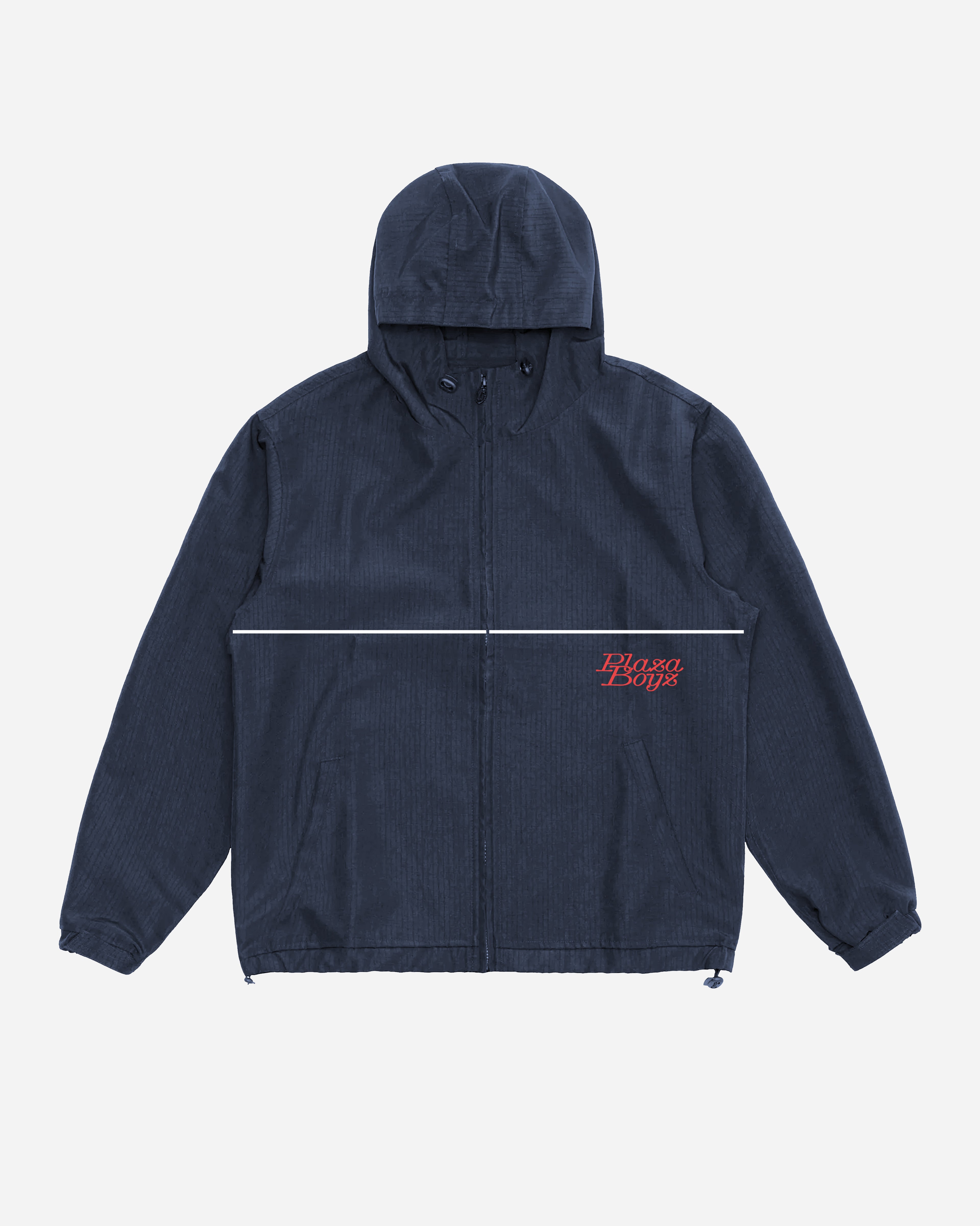 OG-SCRIPT SHELL JACKET - NAVY